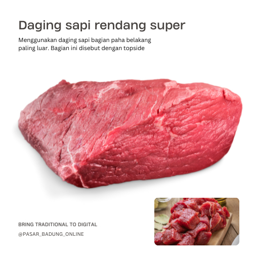 

daging rendang grade A 1kg