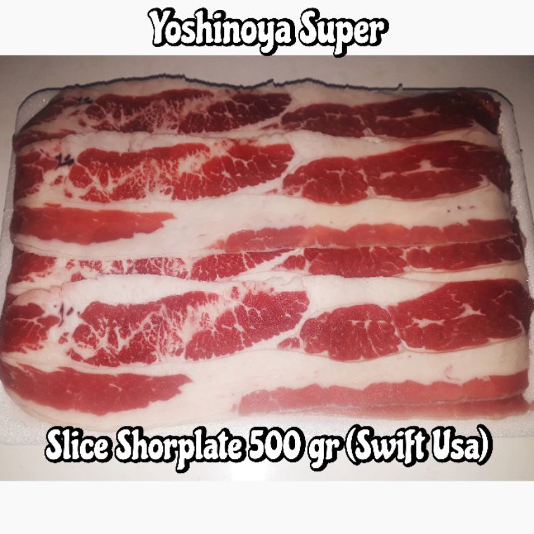 

✨ Beef Slice Shorplate 500 gr /Yoshinoya Super