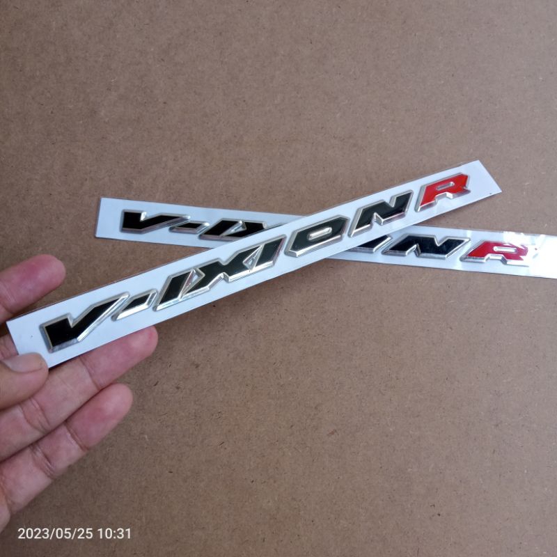 emblem VIXION R ori, emblem timbul yamaha VIXION R ori