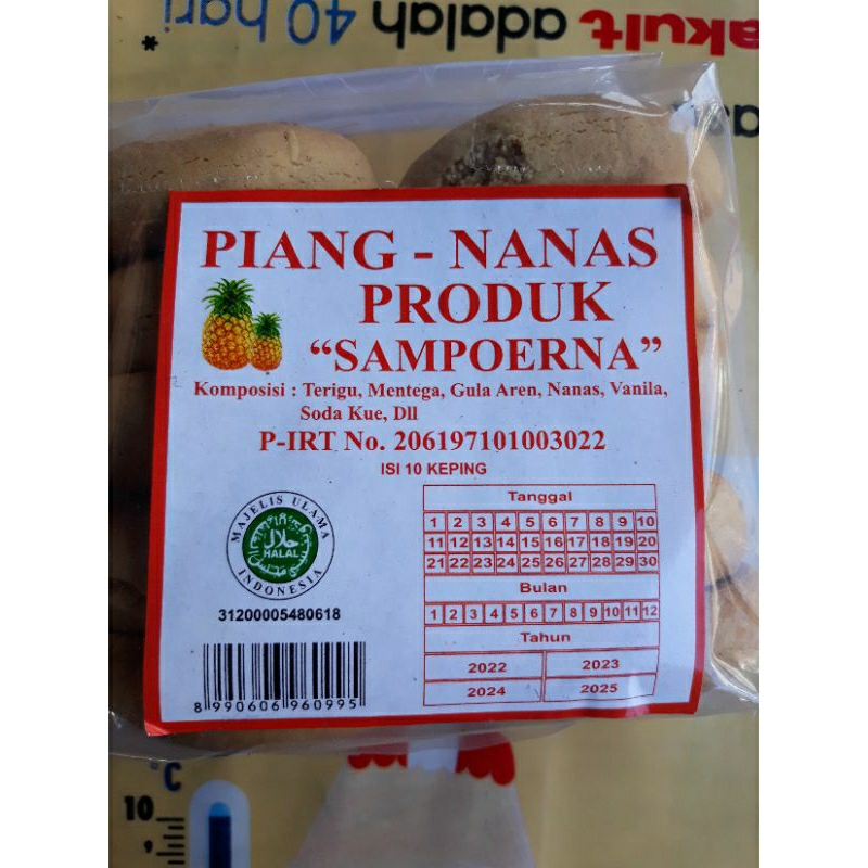 Kue piang nanas Sampoerna