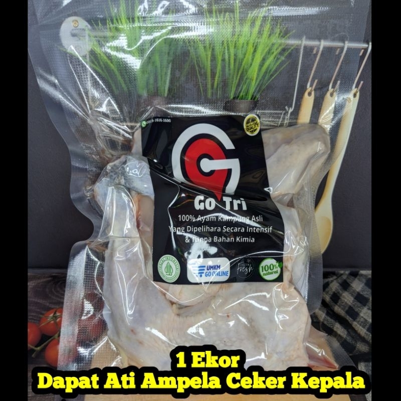 

Ayam Kampung Asli Organik Potong 4 @Frozen Fresh