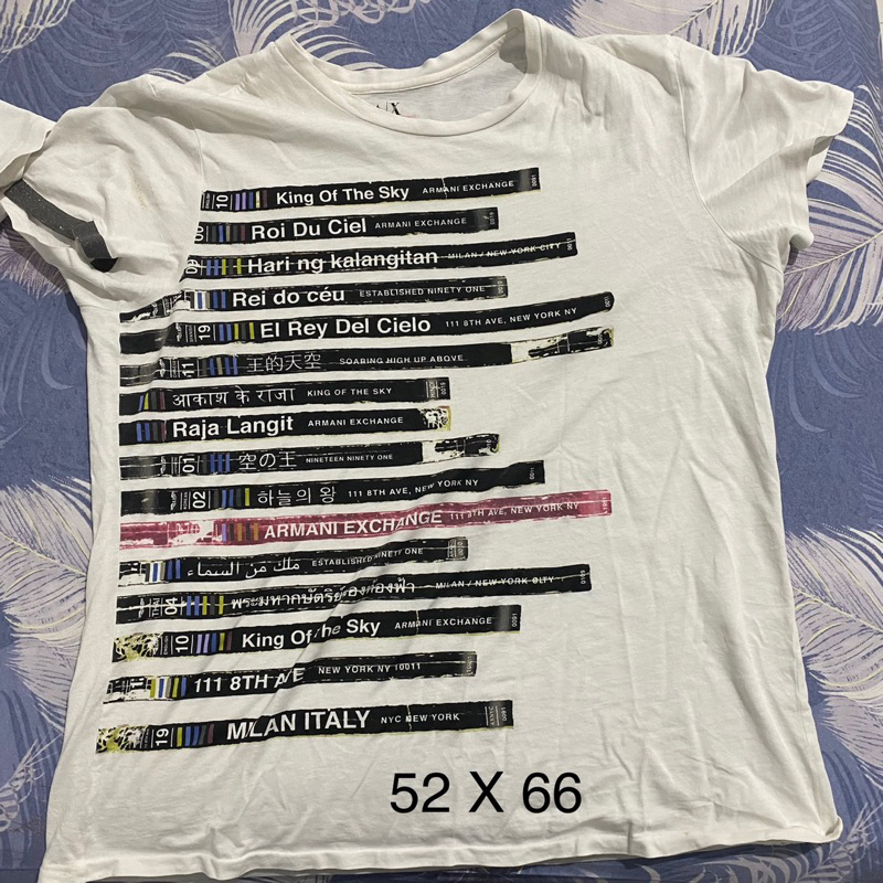 [Preloved] Arman* Xchang* Ori Kaos Putih Polo Pria Laki Tshirt Dapat 2