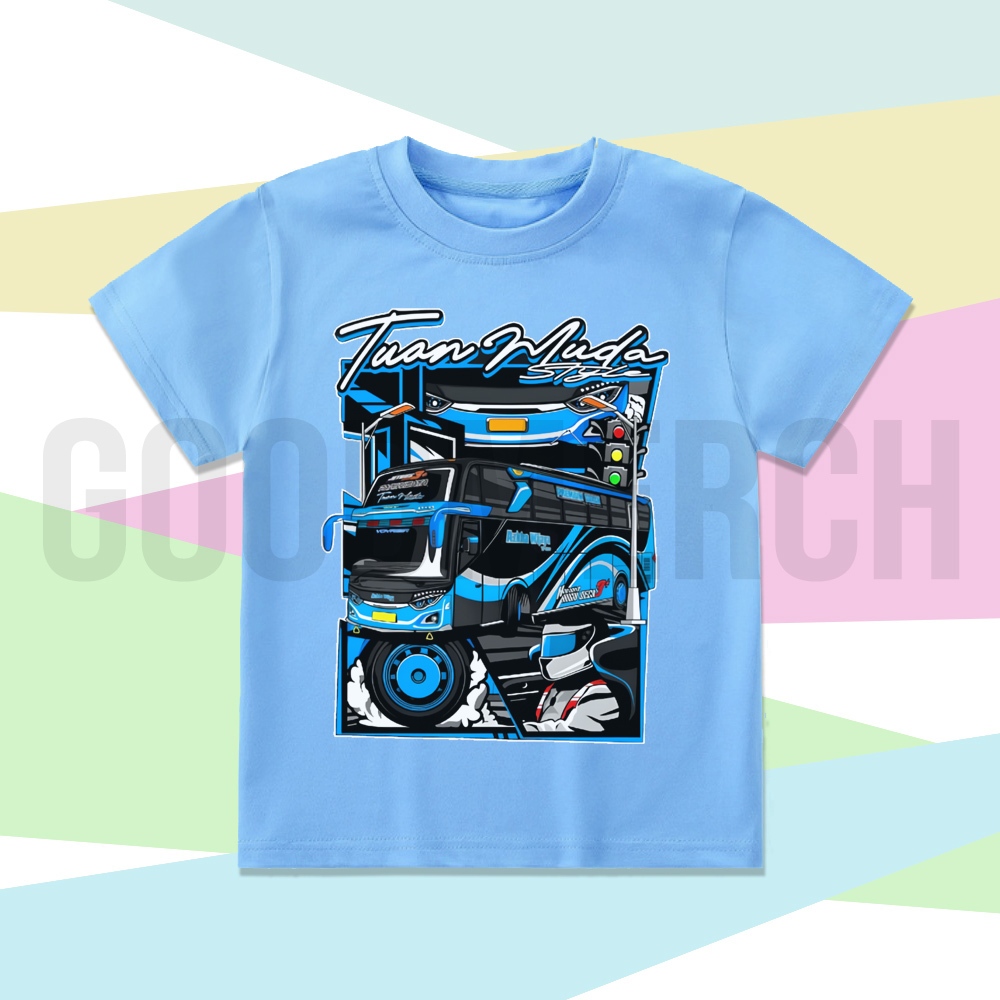 BAJU ANAK KAOS ANAK BUS TUAN MUDA AZKHA WIJAYA TRANS