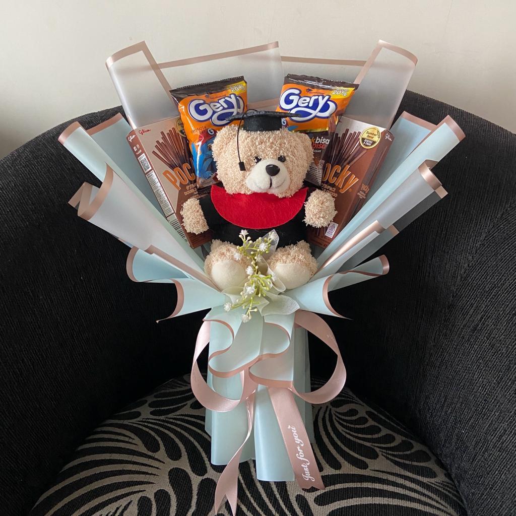 BUKET SNACK + BONEKA | BUKET BONEKA | BUKET MURAH