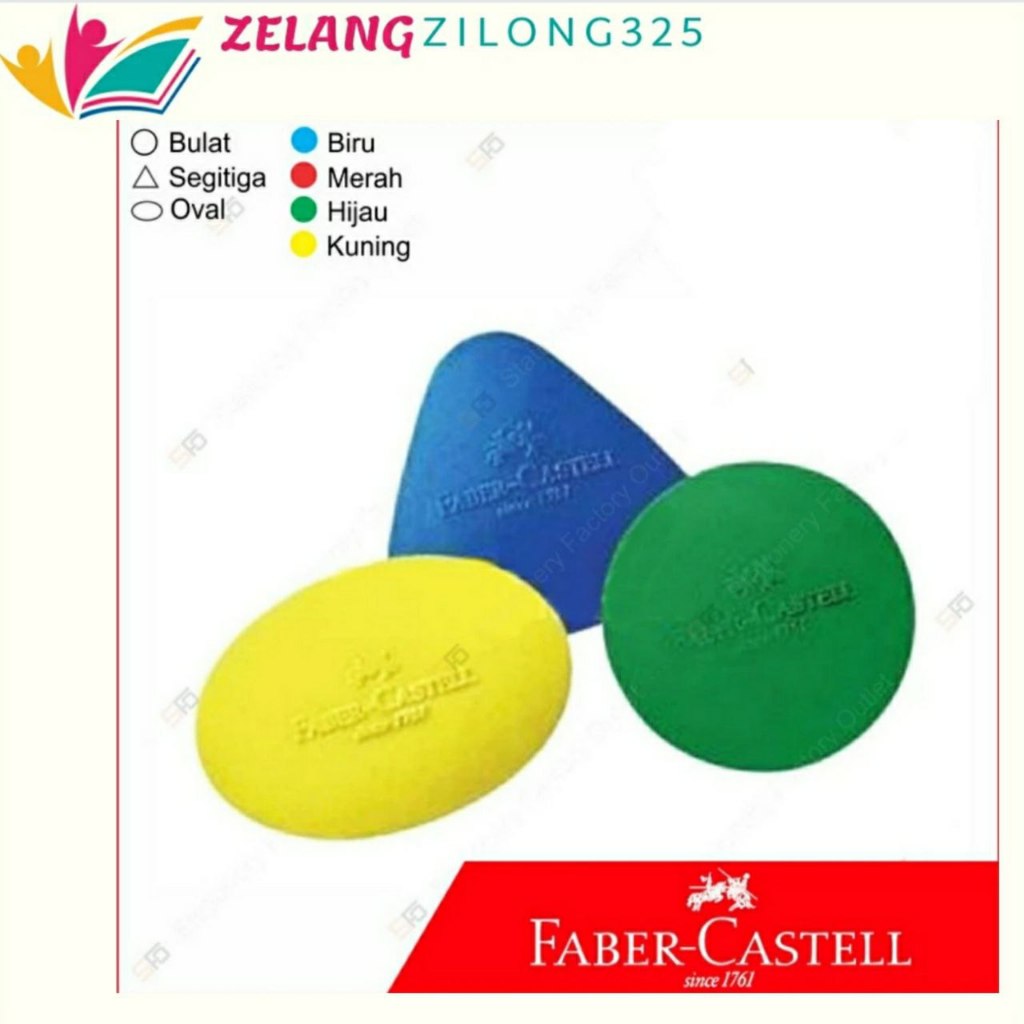

Penghapus Grip Faber Castell - Segitiga