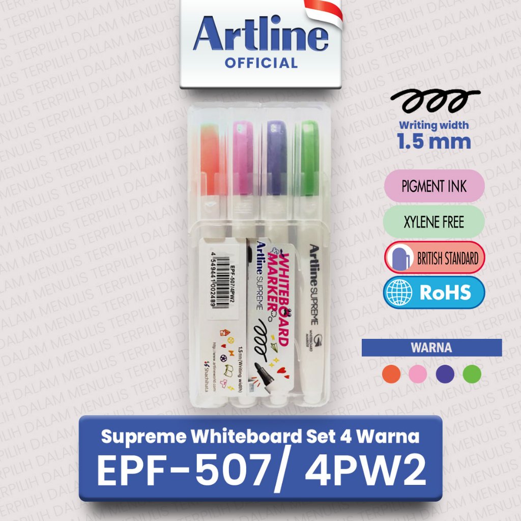 

ARTLINE Spidol Supreme Whiteboard Marker EPF-507 /4PW2