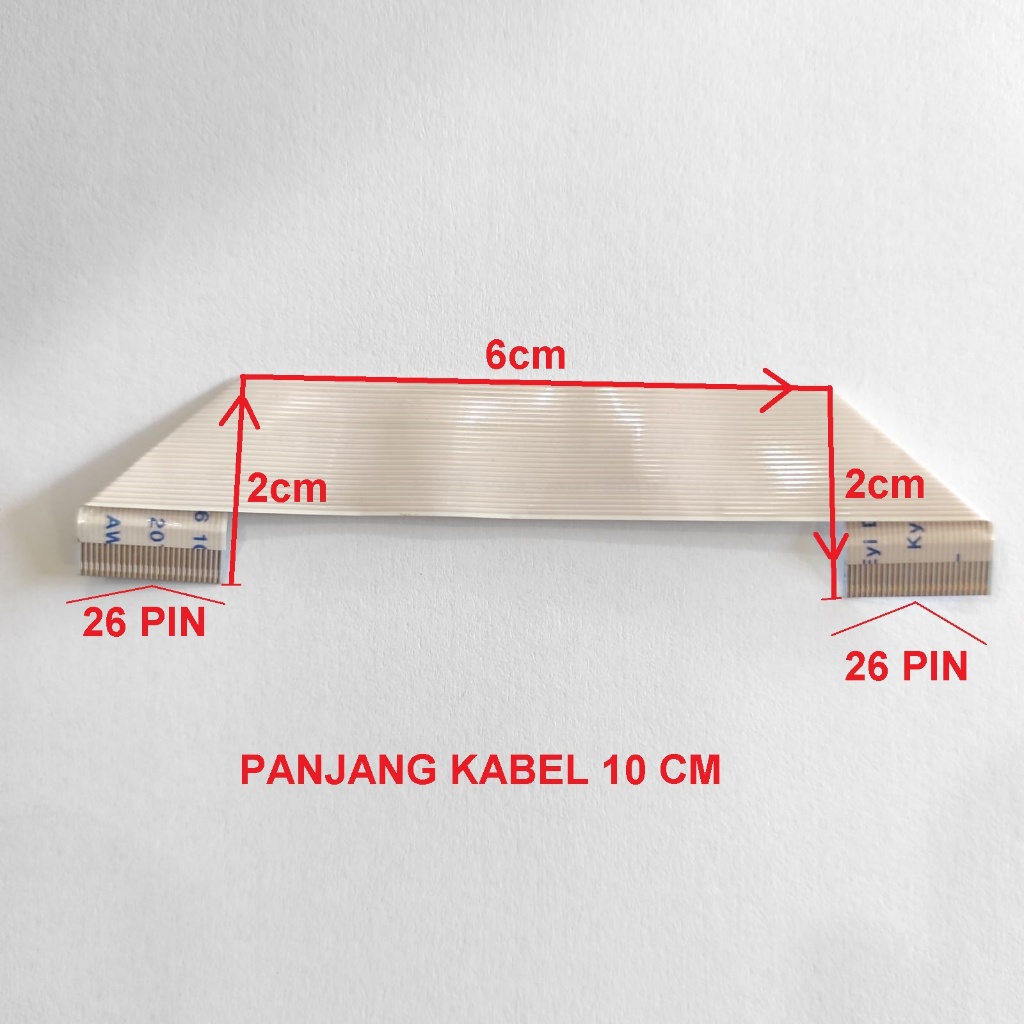 Kabel Jumper Tcon Led Tv Sharp LC-40LE265M 40LE265M 40LE265 26 pin