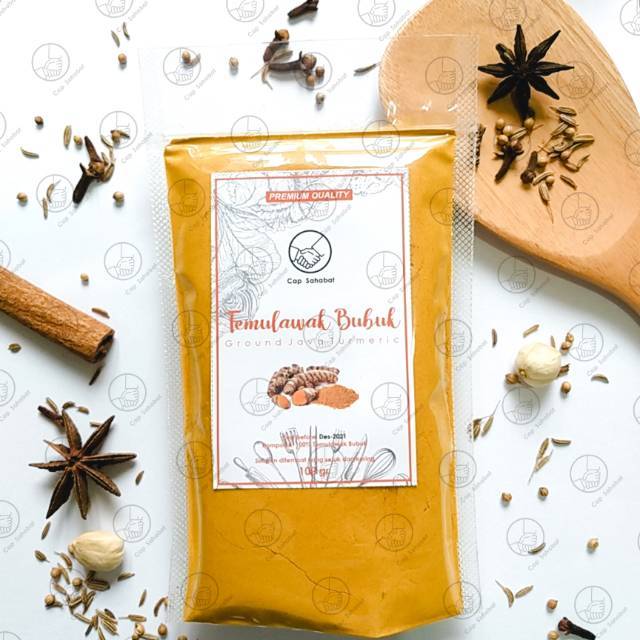 

100gr Temulawak Bubuk / Ground Java Turmeric / Rempah / JSR 100% PREMIUM