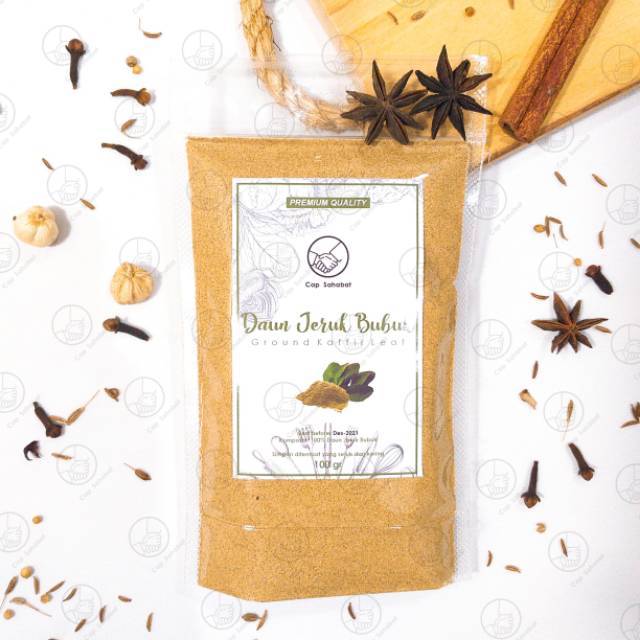 

100gr Daun Jeruk Bubuk / Murni / Ground kaffir leaf / Rempah / JSR 100% PREMIUM QUALITY