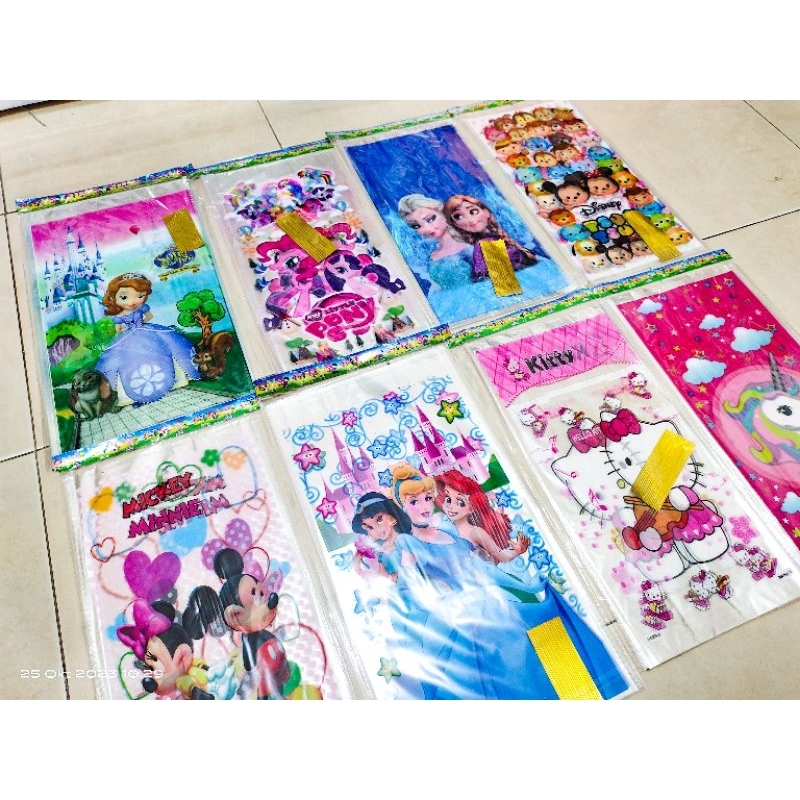

( Isi 10) Size M, Plastik Snek Opp 20 x 40cm / Bingkisan Snek Parcel Ultah Anak