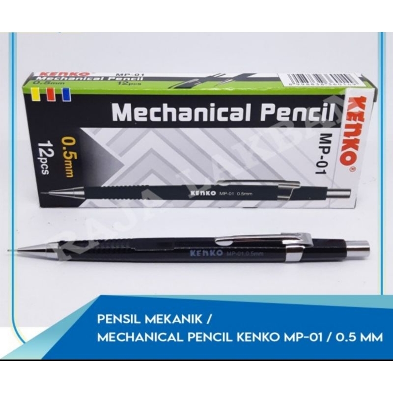 

(Ecer) 2 pcs Kenko Pensil mekanik MP-01 0.5mm