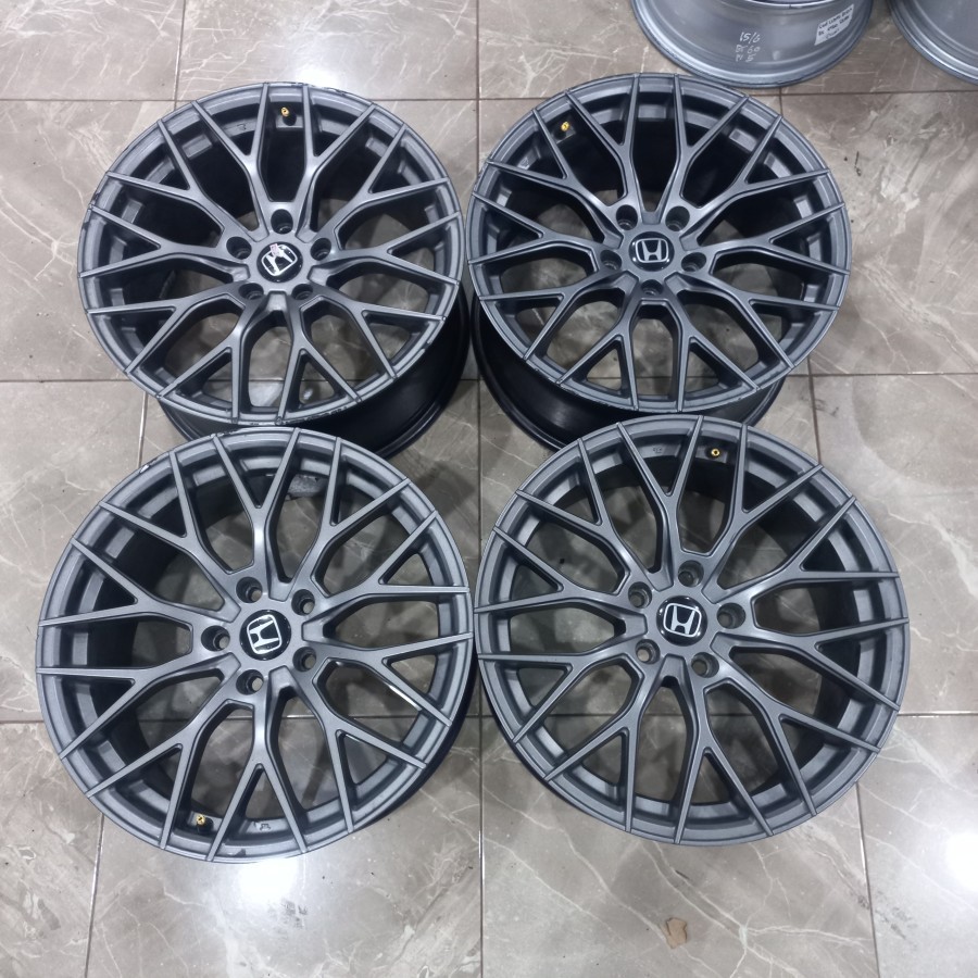 Pelek Racing Seken Mobil REPLIKA CHEMCO TORSION R18 Hole 5X114,3 ET40 GREY Cocok Hrv Crv Terios Civi