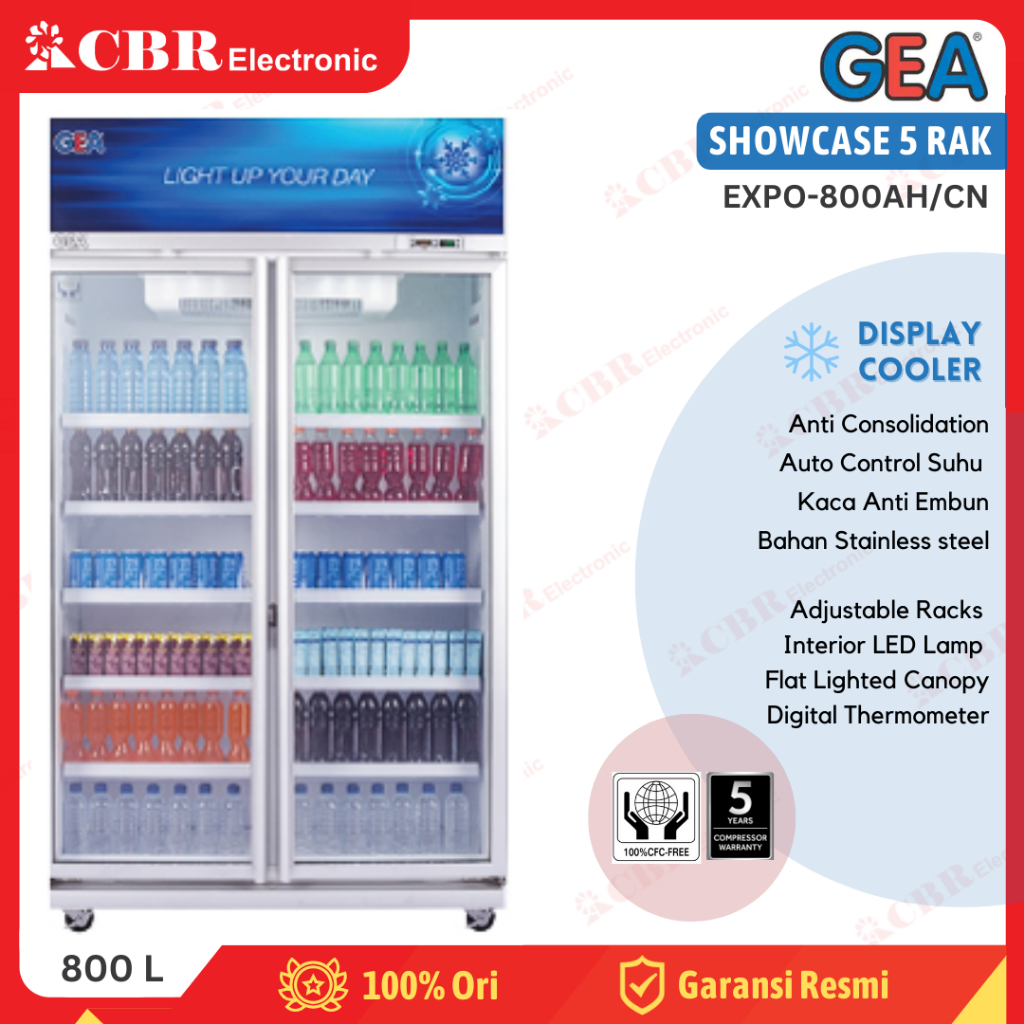 Showcase Display Cooler GEA 5 Rak EXPO-800AH/CN