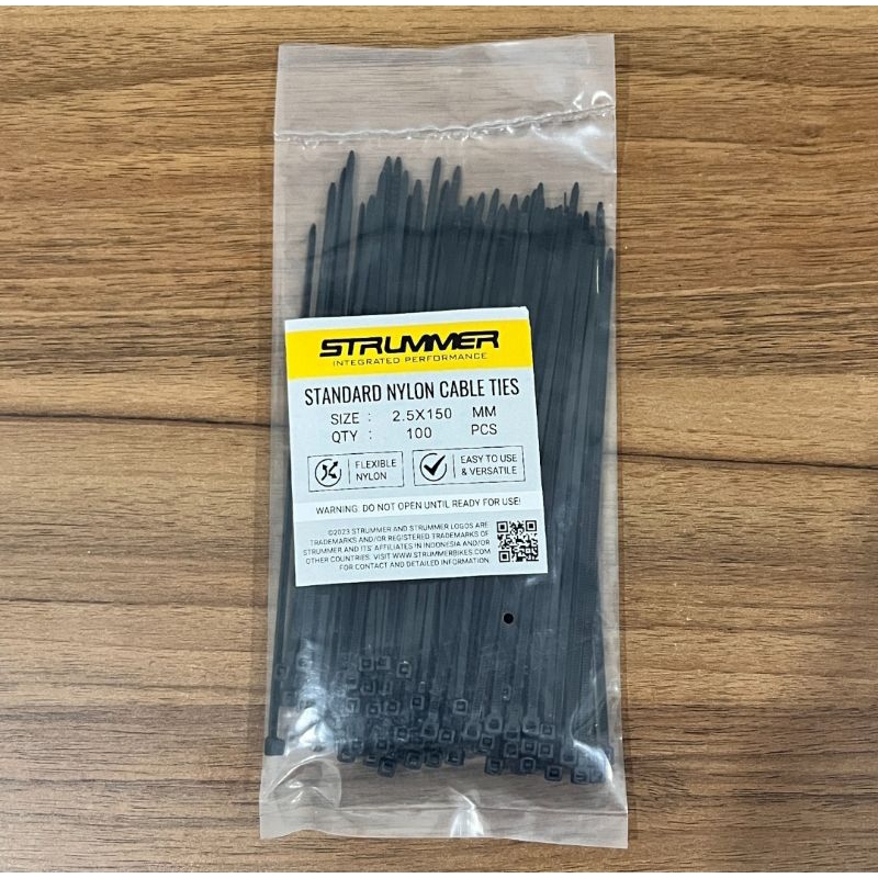 

Kabel Cable Ties Strummer 2.5x150 mm Nylon 100pcs/pack