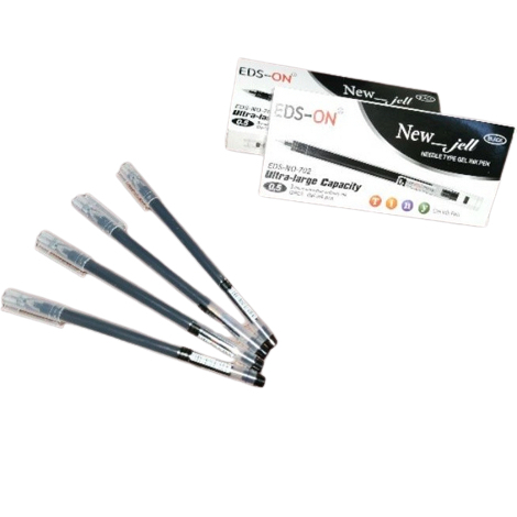 

Pulpen/ Bolpoin/ Bolpen Gel 0,5mm Merek EDS-ON 1 Lusin (isi 12pcs)
