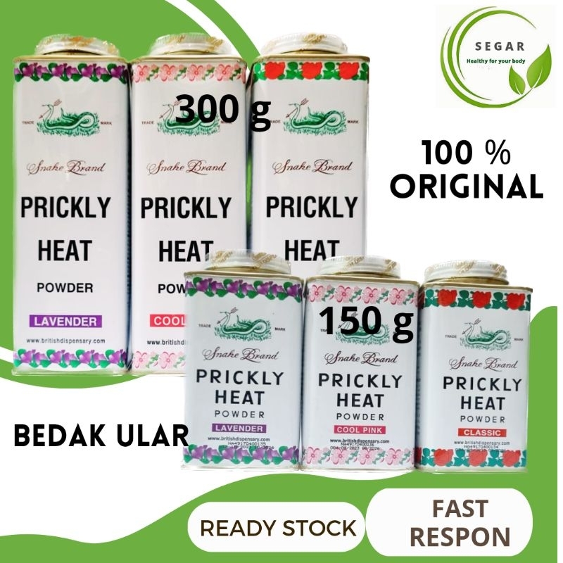 Bedak Ular Prickly Heat Original Bedak Gatal Bedak Biang Keringat