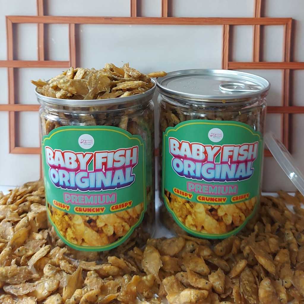 

Snack Baby Fish Bumbu Asin Cemilan Ikan Crispy Original