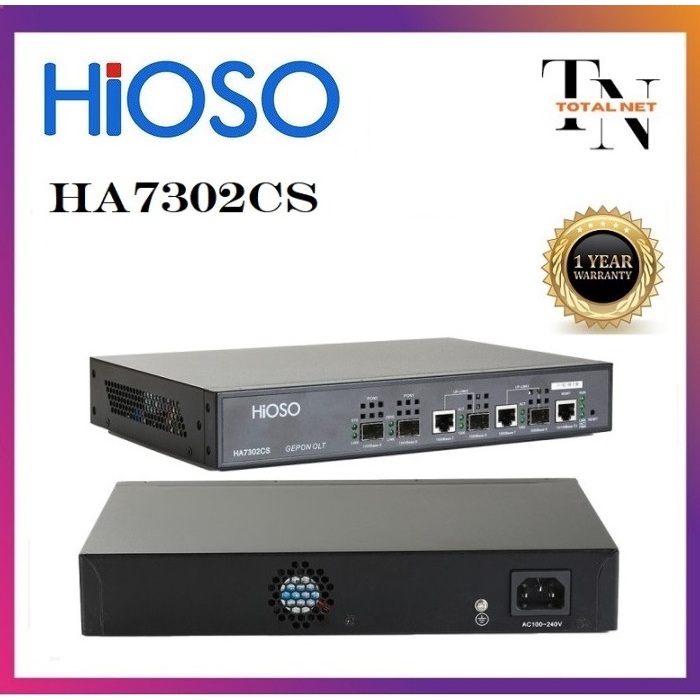 HIOSO HA7302CS Mini OLT 2port ONU SFP Uplink