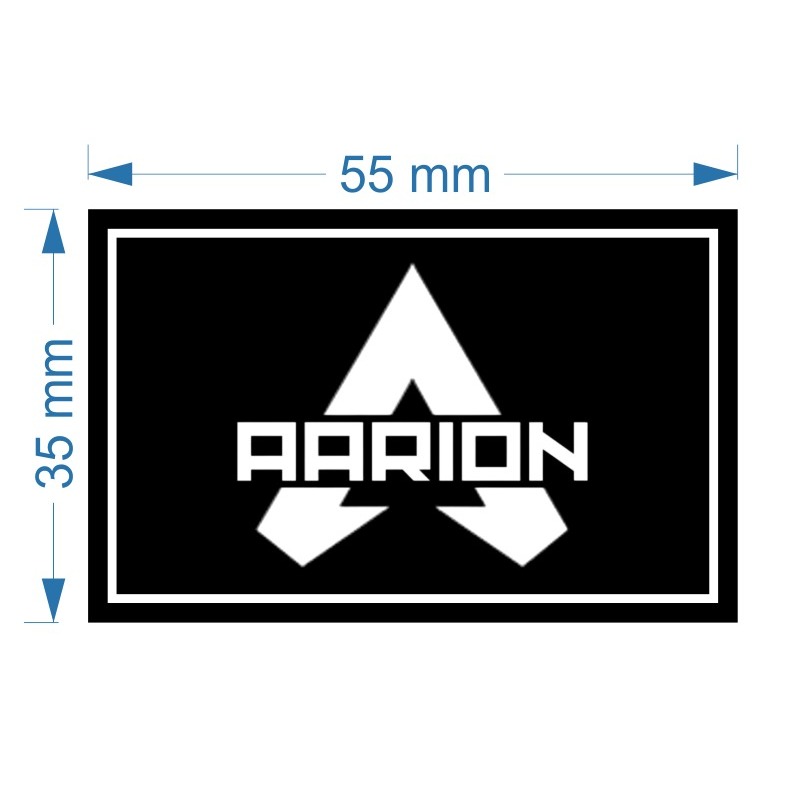 

label woven damask AARION