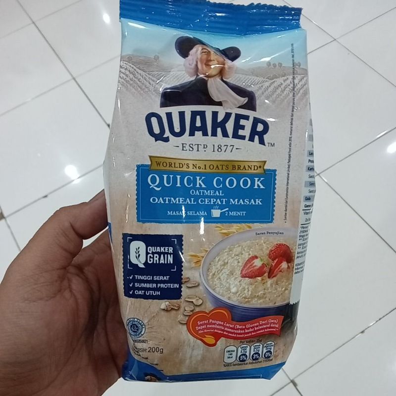 

Mahbubah - Quaker 200 g Oatmeal Instan Biru