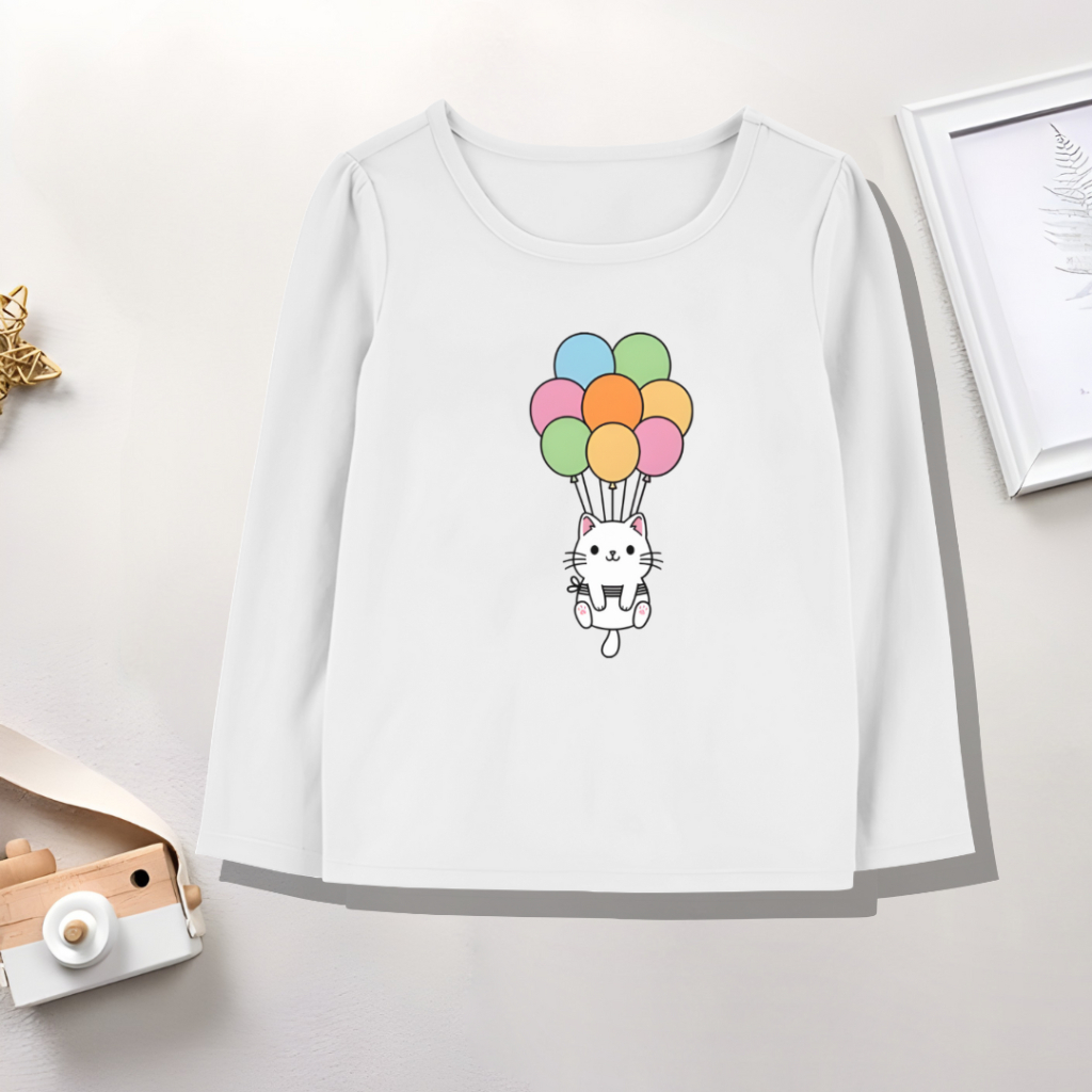 Kaos Kuning Lucu Anak Perempuan 1-12 Tahun Kaos Distro Anak Perempuan Kaos Panjang Anak Perempuan