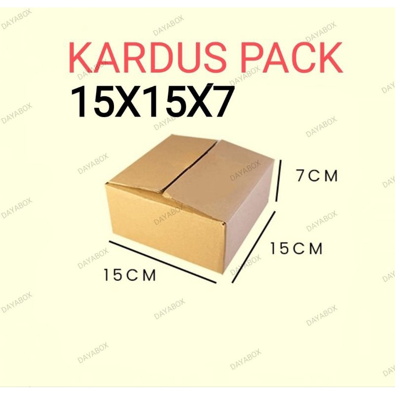 

PROMO BOX KARDUS 15X15X7 CM KARTON KEMASAN PACKAGING