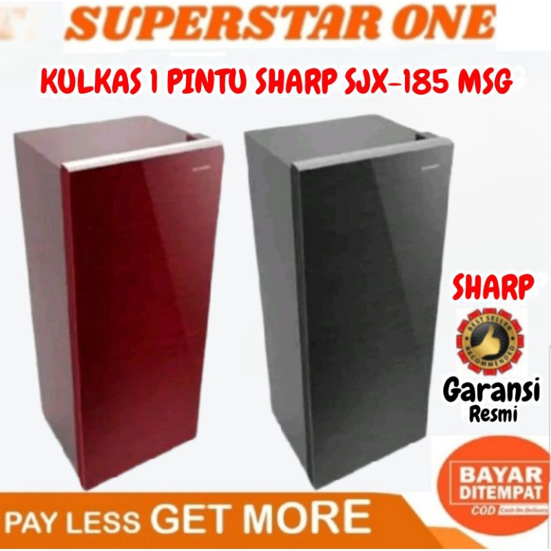 Kulkas 1 pintu sharp sjx-185/sjx 185 MSG