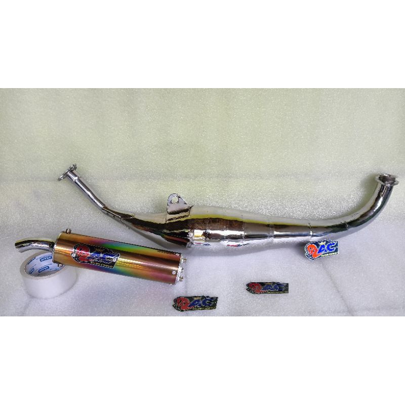 Knalpot Fiz r,FIZR,FORCE1 kolong scorpio kalajengking underbone ORIGINAL RAC