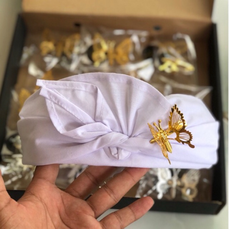 Jepit Udeng Kupu-Kupu Terbang Bisa Bergerak