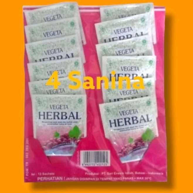 

Vegeta herbal isi 12 sachet