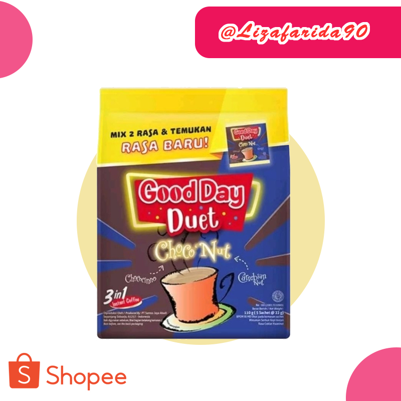 

Good Day Duet Choco Nut 5 X 22 Gram