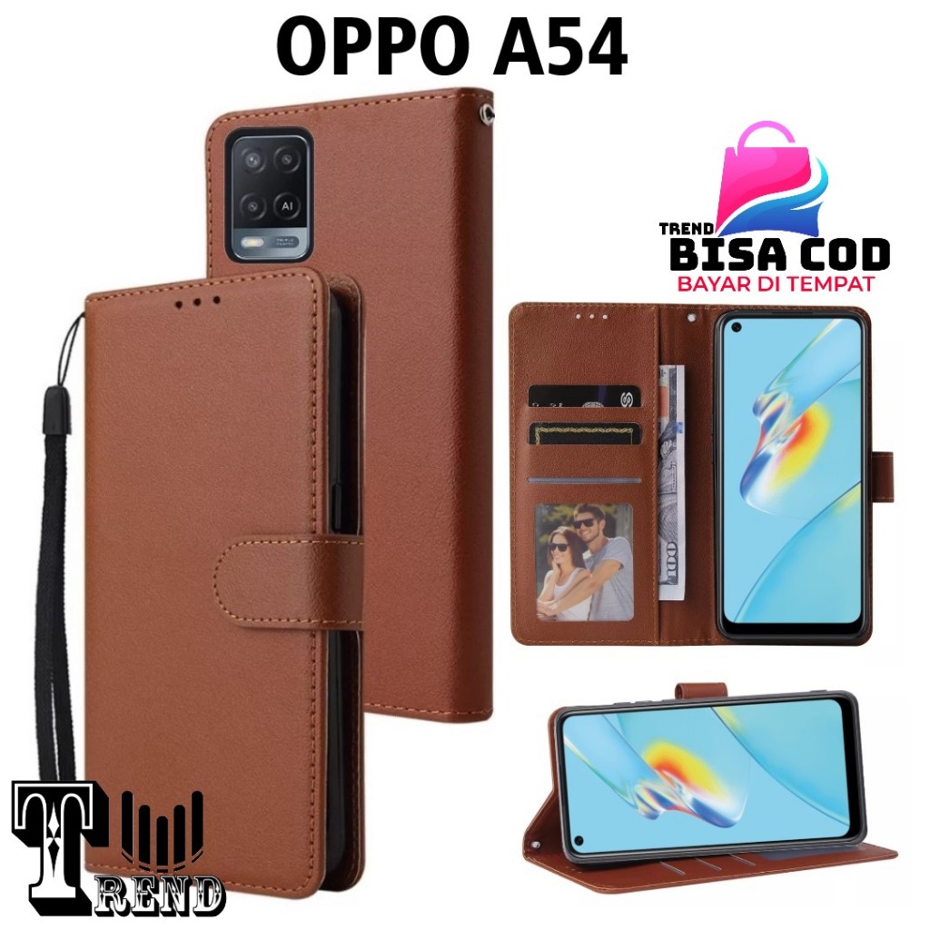 FLIP COVER OPPO A54 LEATHER CASE FLIP OPPO A54
