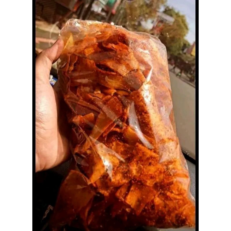 

kripik singkong pedas