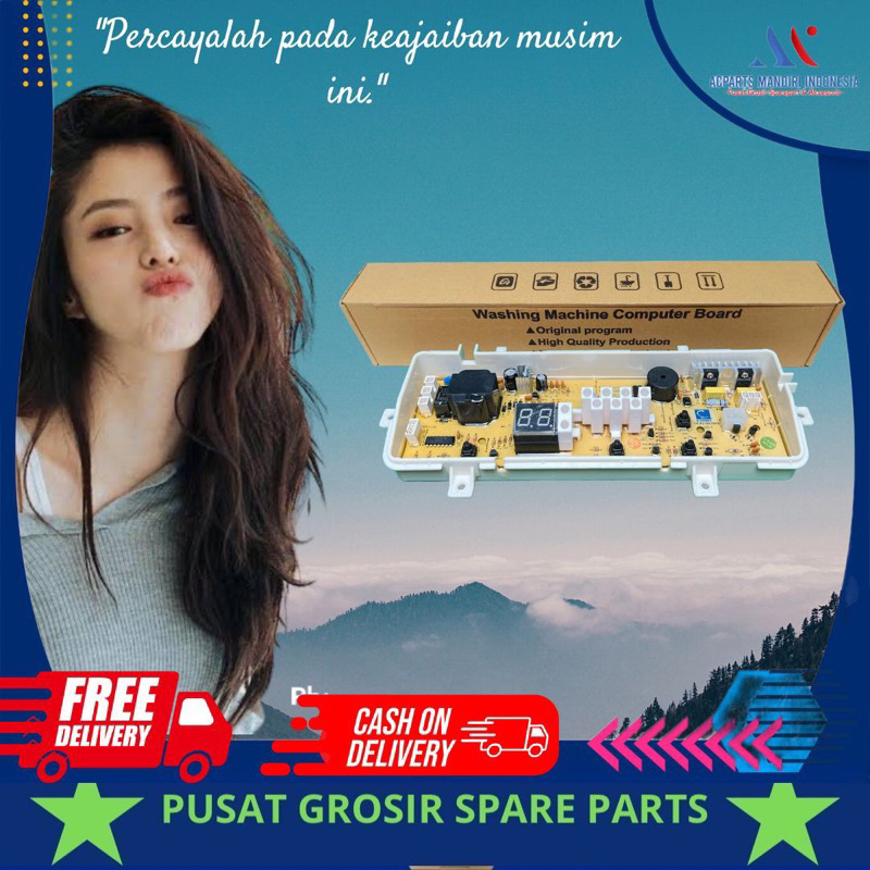 SAMSUNG WA80M4 8.0Kg, Modul pcb mesin cuci Top Loading