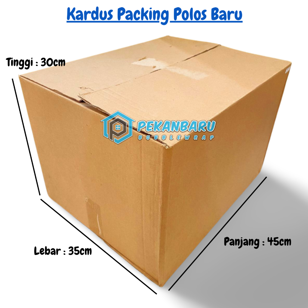 

Kardus Packing Pindahan Baru Polos / Kotak Ukuran 45x35x30cm | KHUSUS VIA GOJEK/GRAB DI PEKANBARU