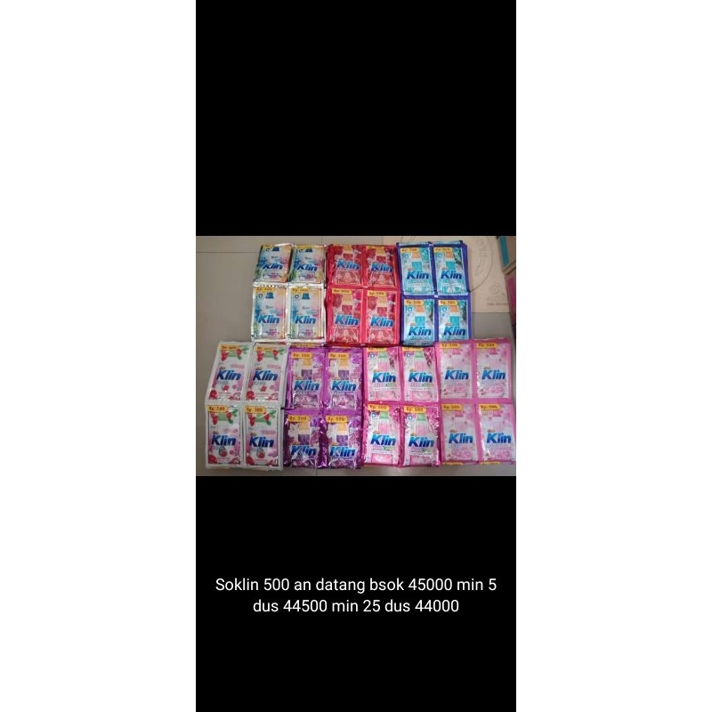 soklin cair renteng 500