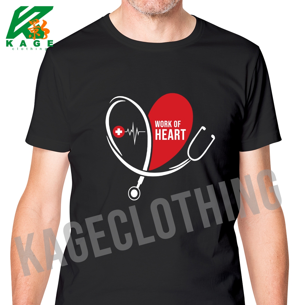 Kaos PERAWAT NURSE Tshirt baju distro cotton combed 30s UNISEX KAOS PROFESI TENAGA KESEHATAN RUMAH S