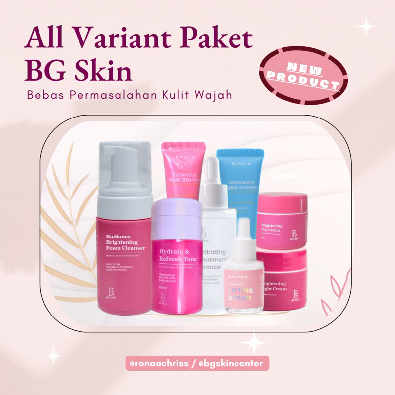 BG SKIN PAKET WAJAH SEMUA VARIAN TERMURAH / FREE GIFT