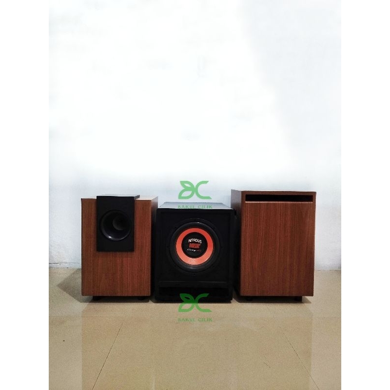 Box Subwoofer - Subwoofer Enclosure 10 Inch + Driver (Subwoofer Pasif)