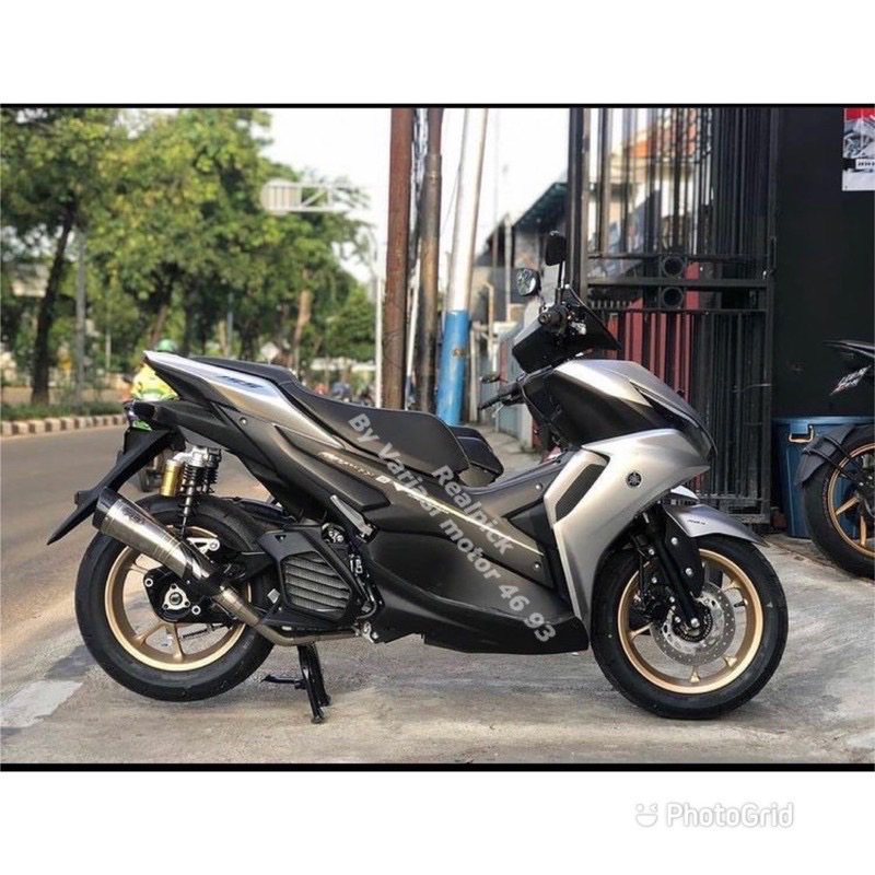 exhaust yamaha nvx 155 conected new aerox conected original R9