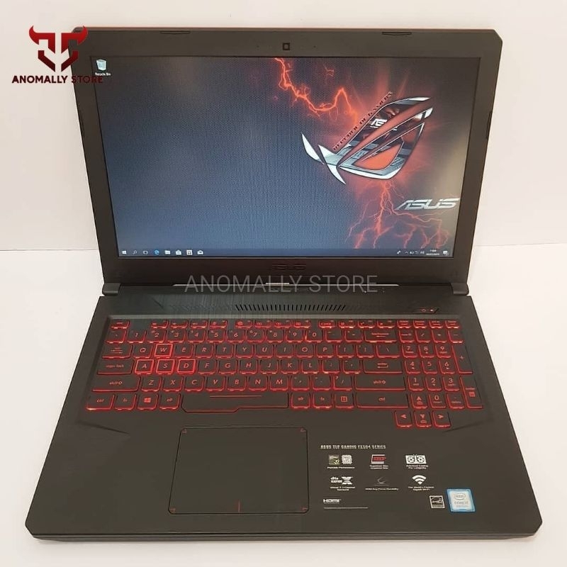 Laptop Gaming  ASUS TUF GAMING FX504G i7-8750H GTX 1050 Ram 16Gb SSD 512Gb Fullset