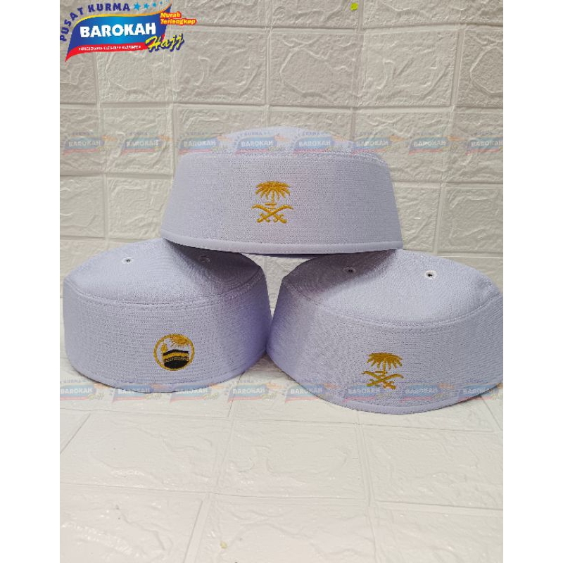 PECI PUTIH PREMIUM ORIGINAL BANGLADESH / KOPYAH PUTIH HABIB ORIGINAL / SONGKOK / KOPYAH HITAM / PECI