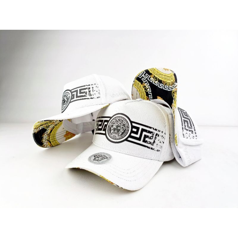 Topi Snapback Original Import Versace Baseball Cap Distro Fashion Pria Wanita Hip Hop Hat Dewasa