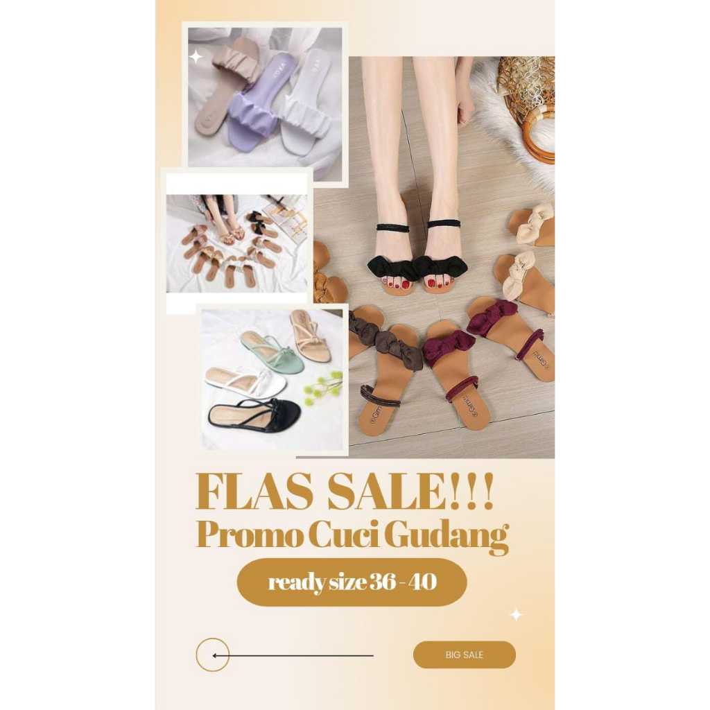 KILLATRI77 PROMO CUCI GUDANG SANDAL WANITA