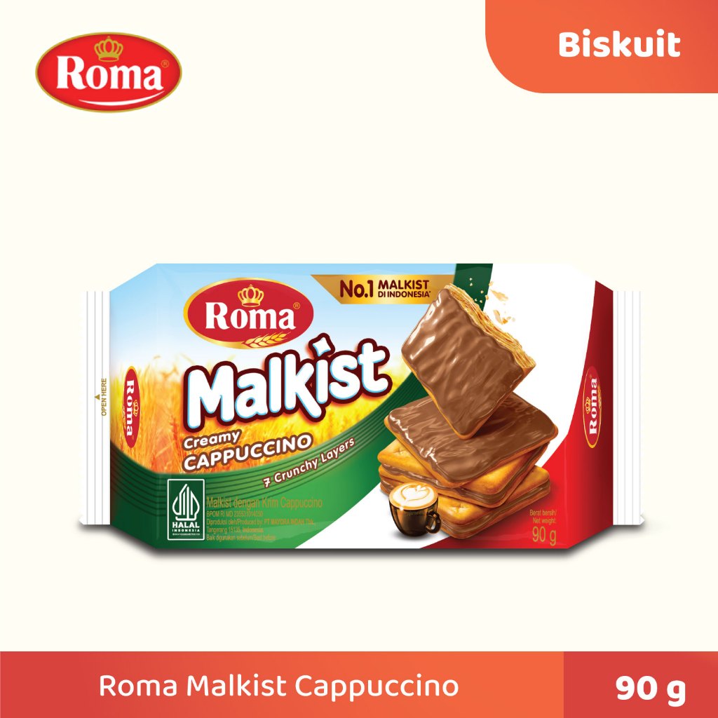 

Roma Malkist Cappuccino 90 Gram