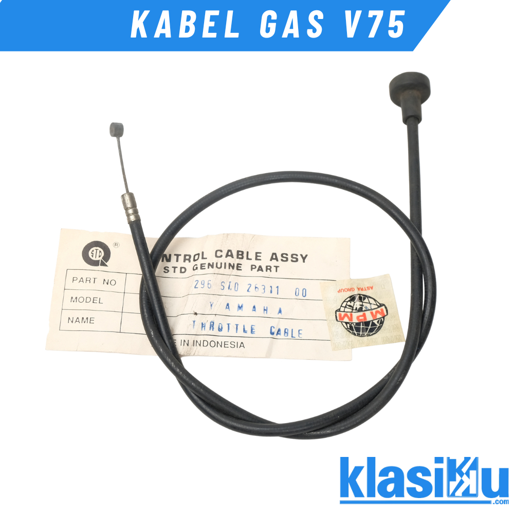 Kabel Gas Yamaha V 75 V75   V50 U5 U7 Baru Stok Lama Lost Pack