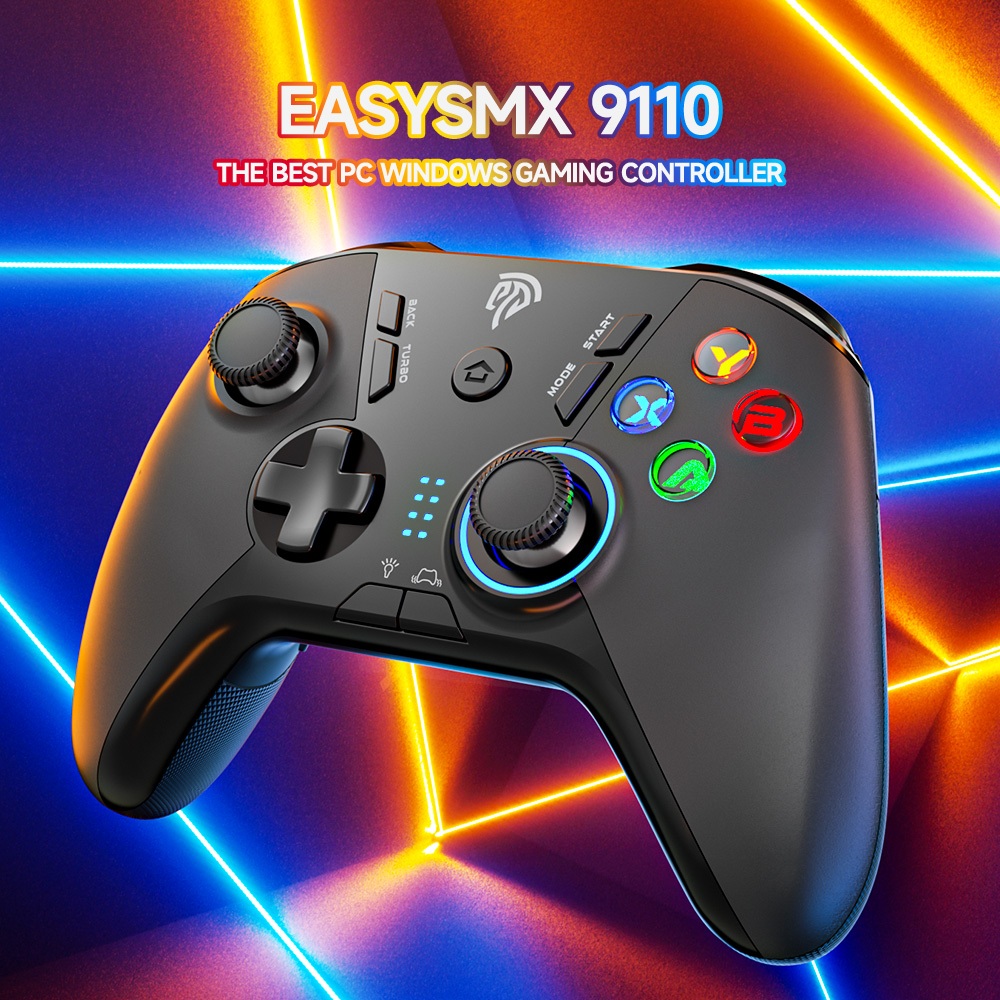 EasySMX 9110 Wireless Gamepad Gaming Controller 2.4G with 4 Programmable Buttons