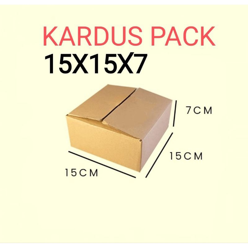 

PROMO BOX KARDUS UKURAN 15X15X7 CM KEMASAN BOX