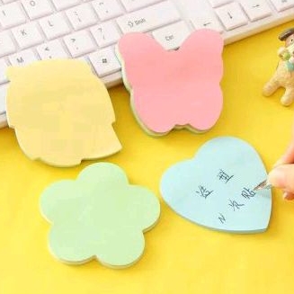 

KK 100 Lembar Sticky Notes Kertas Memo Paper Bentuk Motif
