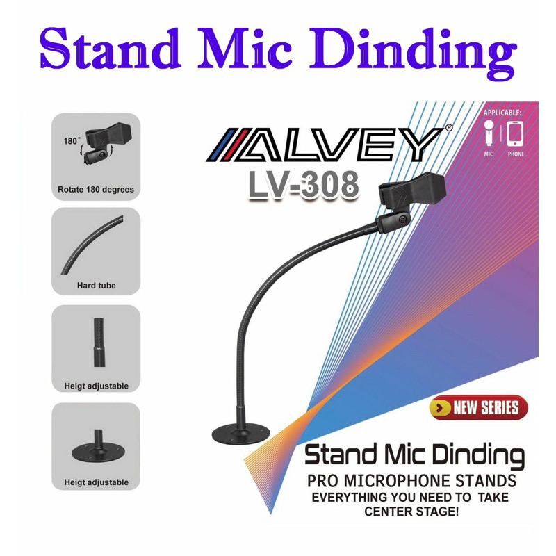 ALVEY STAND MIC MEJA / ALVEY STANDING MIC DINDING ALVEY TIANG MIC MEJA ALVEY TIANG Mic dinding tiang